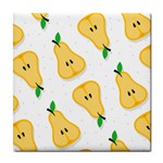 pears pattern Tile Coaster