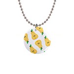 pears pattern 1  Button Necklace
