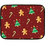 Cute Christmas seamless pattern Fleece Blanket (Mini)