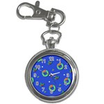 Christmas pattern with wreaths Key Chain Watches