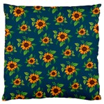 Sunflowers pattern Standard Flano Cushion Case (One Side)