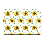 Delicate sunflower seamless pattern Small Doormat 