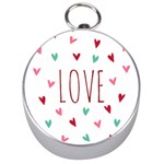 Love wallpaper with hearts Silver Compasses