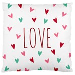 Love wallpaper with hearts Standard Flano Cushion Case (One Side)