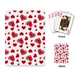Valentine s stamped hearts pattern Playing Cards Single Design (Rectangle)
