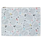 Stroke decorated Easter eggs pattern Cosmetic Bag (XXL)