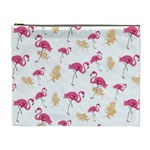 Flamingo nature seamless pattern Cosmetic Bag (XL)