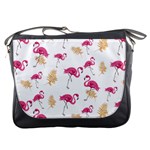 Flamingo nature seamless pattern Messenger Bag