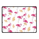 Flamingo nature seamless pattern Double Sided Fleece Blanket (Small) 