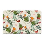 Tropical leaves and birds Magnet (Rectangular)