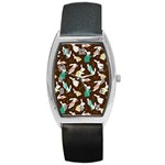 Easter rabbit pattern Barrel Style Metal Watch