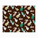 Easter rabbit pattern Small Glasses Cloth