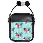 Floral tropical Girls Sling Bag