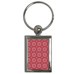 Elegant floral pattern Key Chain (Rectangle)