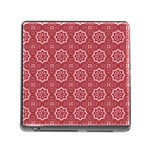 Elegant floral pattern Memory Card Reader (Square 5 Slot)
