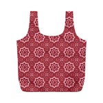 Elegant floral pattern Full Print Recycle Bag (M)