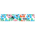 Spring Flowers Pattern Bag Small Flano Scarf