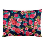 Red roses floral pattern Pillow Case (Two Sides)