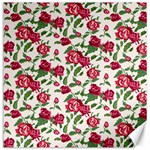 Red flowers floral seamless pattern Canvas 20  x 20 