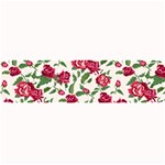 Red flowers floral seamless pattern Large Bar Mats