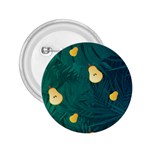 Pears and palm leaves pattern 2.25  Buttons