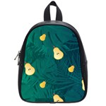 Pears and palm leaves pattern School Bag (Small)