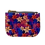 Lilies and palm leaves pattern Mini Coin Purse