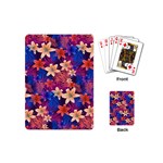 Lilies and palm leaves pattern Playing Cards Single Design (Mini)