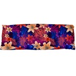 Lilies and palm leaves pattern Body Pillow Case (Dakimakura)