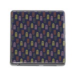 Colorful ornamental pattern Memory Card Reader (Square 5 Slot)