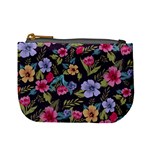 Colorful flowers pattern Mini Coin Purse