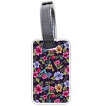Colorful flowers pattern Luggage Tag (one side)