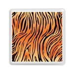 Tiger skin seamless pattern Memory Card Reader (Square)