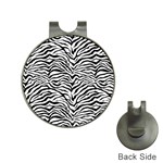 Zebra skin pattern Hat Clips with Golf Markers