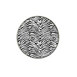 Zebra skin pattern Hat Clip Ball Marker