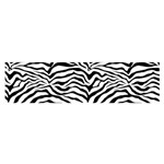 Zebra skin pattern Satin Scarf (Oblong)