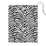 Zebra skin pattern Drawstring Pouch (5XL)
