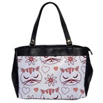 Cat Love Cartoon Pattern Oversize Office Handbag