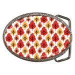 Seamless Autumn Trees Pattern Belt Buckles