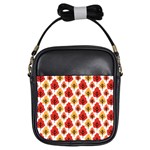 Seamless Autumn Trees Pattern Girls Sling Bag