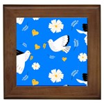 International Day of Peace Pattern Framed Tile