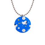 International Day of Peace Pattern 1  Button Necklace