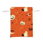 Halloween Elements Pattern Lightweight Drawstring Pouch (M)