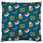 Oktoberfest food and beer Standard Flano Cushion Case (One Side)
