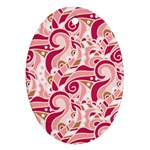 Retro Style Swirl Ornament (Oval)