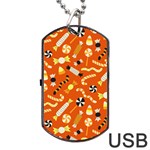 Halloween candy Dog Tag USB Flash (One Side)