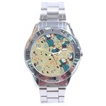 Christmas penguins Stainless Steel Analogue Watch