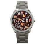 Winter christmas Sport Metal Watch