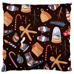 Winter christmas Large Cushion Case (Two Sides)