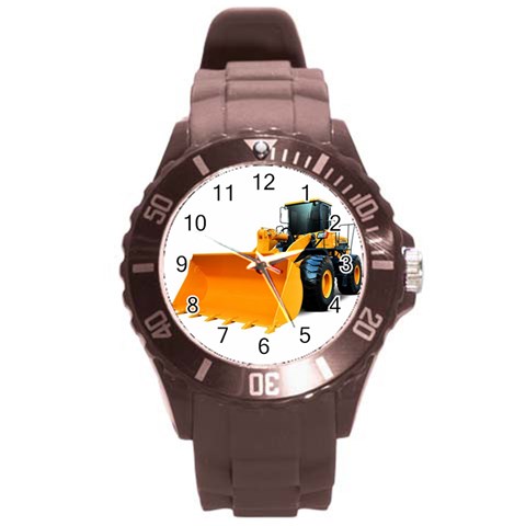 937h 1 955n 2 955n 1 932 1 Round Plastic Sport Watch (L) from ArtsNow.com Front